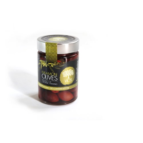 VIOS Kreta - schwarze BIO Kalamon Oliven 314 ml.